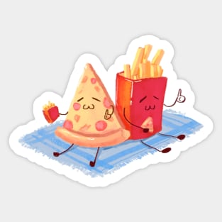 One Bite Pizza Sticker